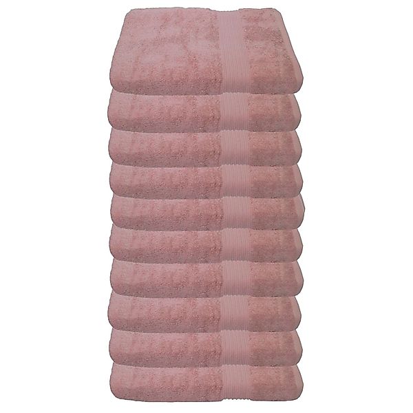 Julie Julsen Gästehandtücher 10-Gästehandtücher-Pastell Rosa-Gästetuch 30 günstig online kaufen