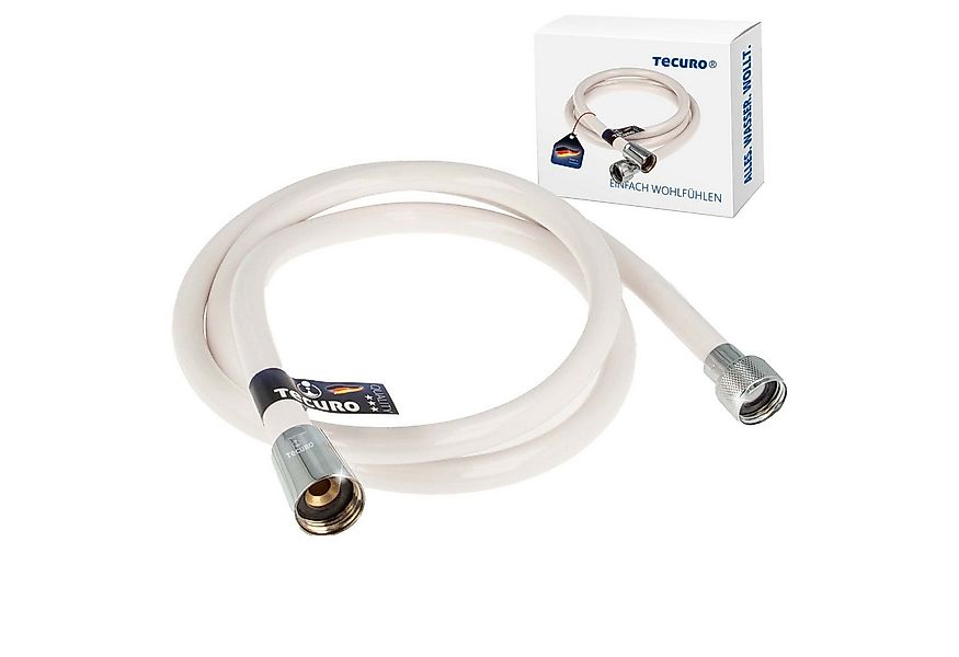 tecuro Brauseschlauch Brauseschlauch EASY, weiß/chrom, Made in Germany günstig online kaufen