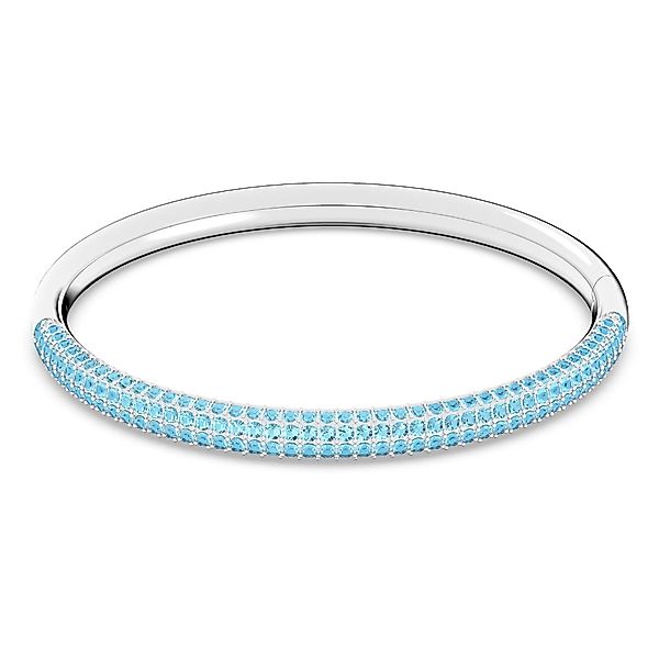 Swarovski Armreif Dextera Armreif Blau, Edelstahl günstig online kaufen