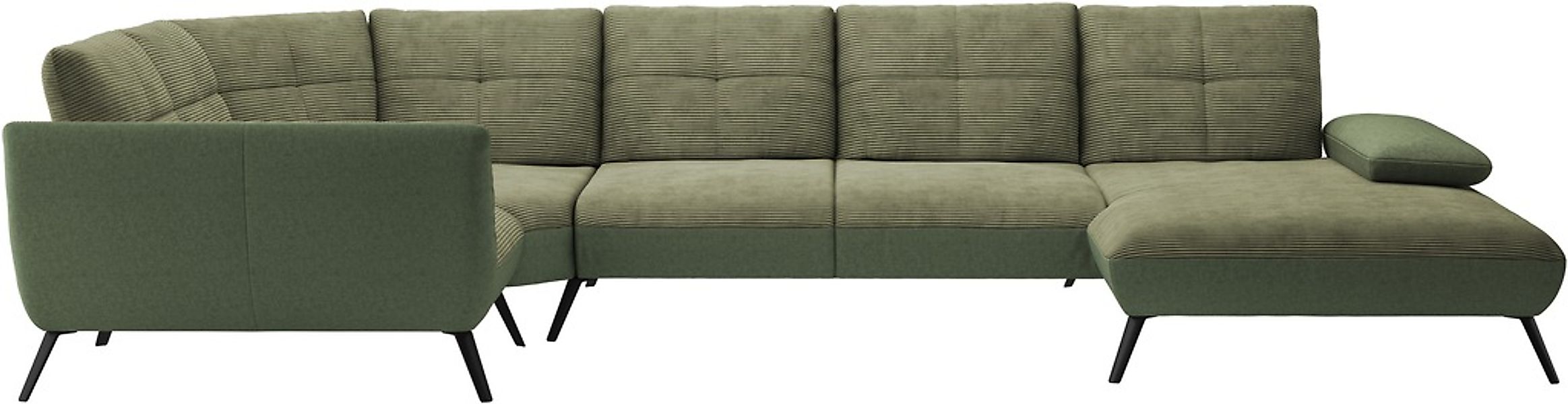 OTTO home Wohnlandschaft "Mikado U-Form" inkl. Sitztiefenverstellung und Ar günstig online kaufen