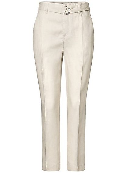 STREET ONE 5-Pocket-Jeans Leinen-Chino mit Gürtel günstig online kaufen