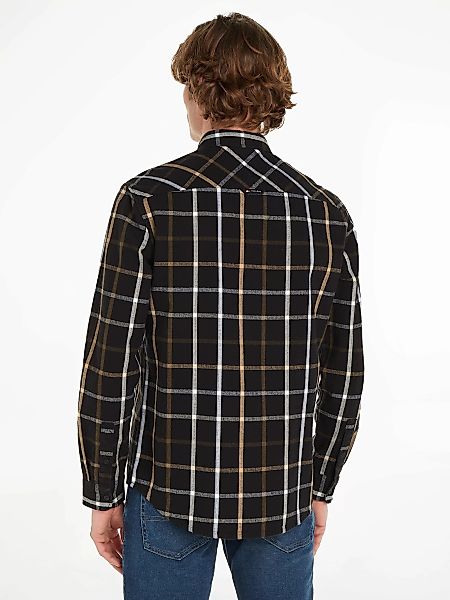 Tommy Jeans Flanellhemd TJM REG CHECK FLANNEL SHIRT mit Brusttasche günstig online kaufen