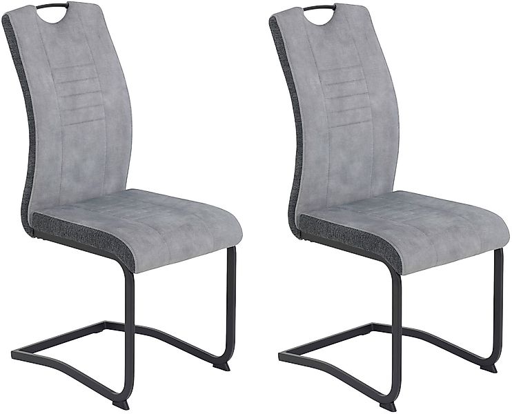 HELA Freischwinger »RIGA«, (Set), 2 St., Microfaser-Webstoff, Freischwinger günstig online kaufen