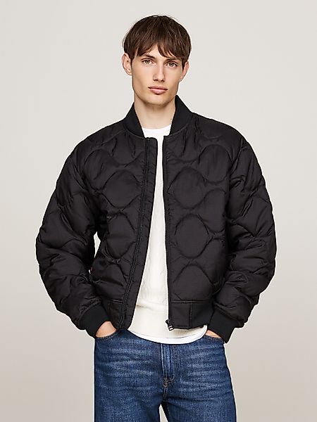 Tommy Hilfiger Steppjacke "ONION QUILTED BOMBER" ohne Kapuze mit Stehkragen günstig online kaufen