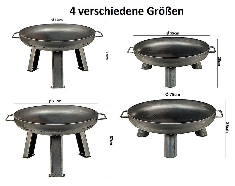 Haushalt International Feuerschale Feuerschale - Massive und dekorative Sch günstig online kaufen