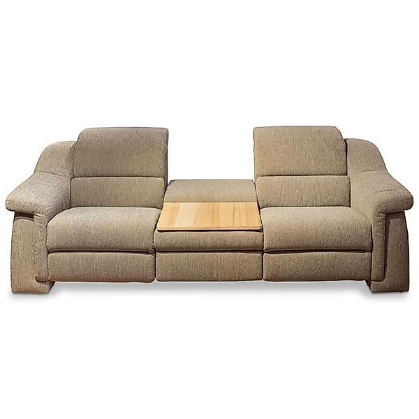 himolla 2-Sitzer Sofa 1501 Stoff Braun Relaxfunktion günstig online kaufen