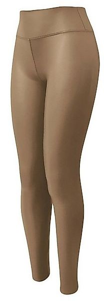 Aurela Damenmode Lederimitathose Gefütterte Kunstlederleggings milde Herbst günstig online kaufen