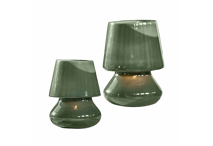 Mirabeau Windlicht Windlicht 2er Set Sorrivella grün (2er Set, 2er Set) günstig online kaufen