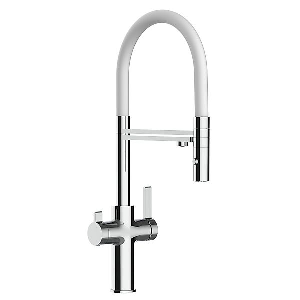 VIZIO NIEDERDRUCK 3 Wege Wasserhahn Küchenarmatur FC mit 360° Schwenkbarem günstig online kaufen