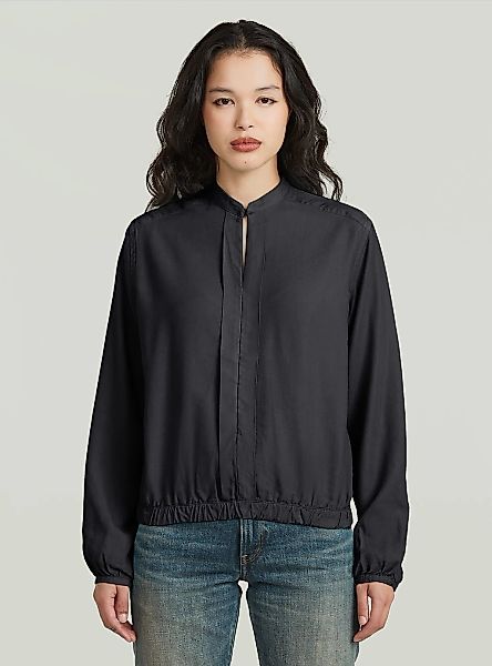 G-STAR Langarmshirt "Stand Up Collar Shirt" günstig online kaufen