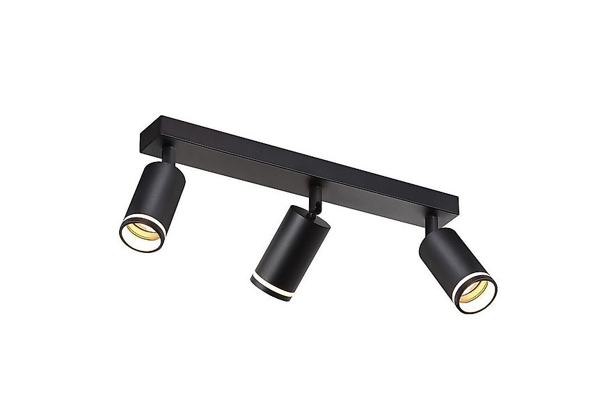 ZMH Deckenstrahler 3 Flammig Schwarz/Weiß Deckenleuchte Schwenkbar 355° Sch günstig online kaufen