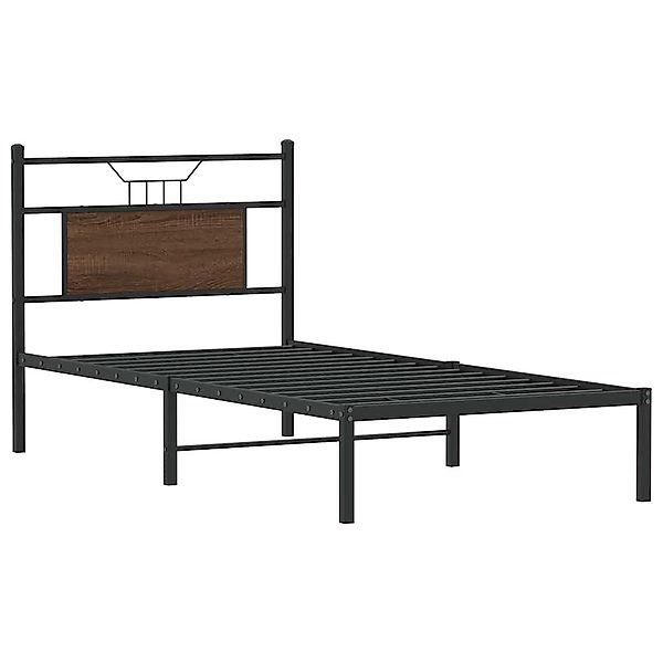 vidaXL Bett Bettgestell ohne Matratze Braun günstig online kaufen
