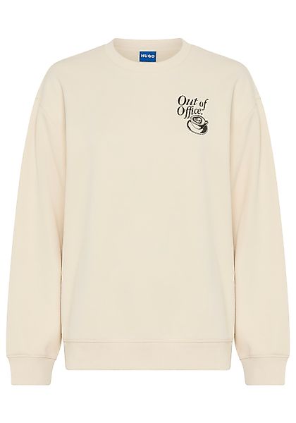 HUGO Blue Sweatshirt "Classic Crew", mit großem Rückenprint günstig online kaufen