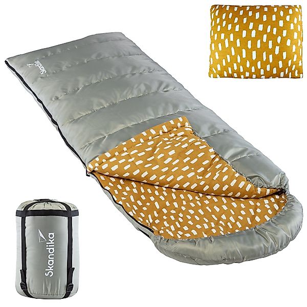 Skandika Schlafsack Dundee Flanell + Kissen, günstig online kaufen