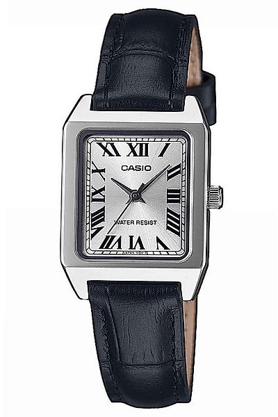 CASIO Quarzuhr Rechteckig mit Lederband günstig online kaufen