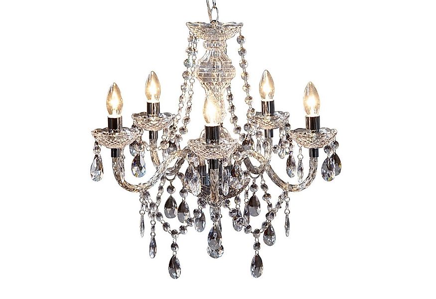 riess-ambiente Kronleuchter CRYSTAL 55cm klar, ohne Leuchtmittel, Hängelamp günstig online kaufen