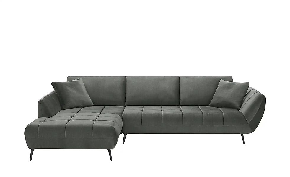 bobb Ecksofa mit Sitztiefenverstellung Carly ¦ grau ¦ Maße (cm): B: 316 H: günstig online kaufen