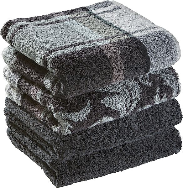 Erwin Müller Handtuch Handtuch "Ludwigsburg" 4er-Pack, günstig online kaufen