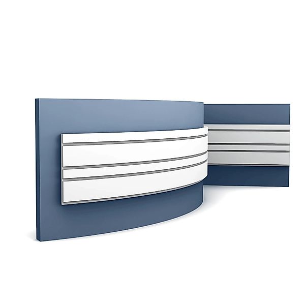 ORAC DECOR W119F MODERN BAR MIX Flexible 3D Wandpaneel Zierelement 2 m Weiß günstig online kaufen