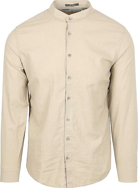 No Excess Hemd Leinen Blend Beige - Größe 3XL günstig online kaufen