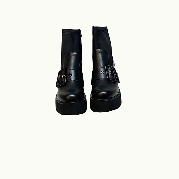 LaMarta schwarze Stiefeletten mit Absatz für günstig online kaufen