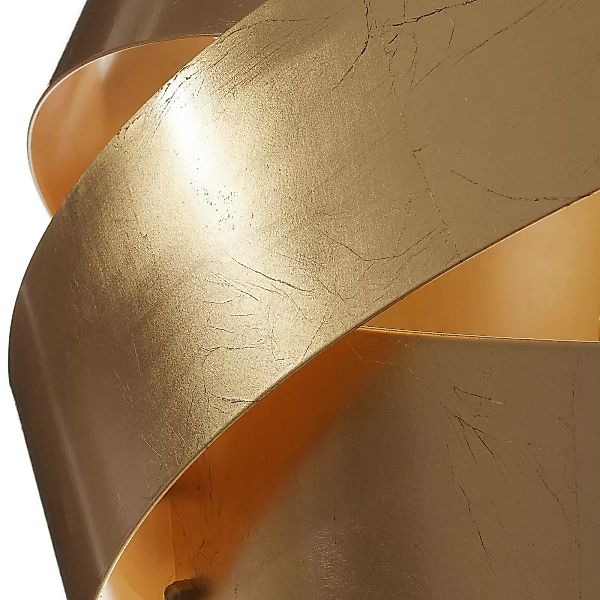 Hängeleuchte Pura mit Blattgold, 60cm, 3x E27 günstig online kaufen