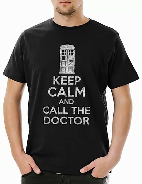 Urban Backwoods Print-Shirt Keep Calm And Call The Doctor Herren T-Shirt Do günstig online kaufen