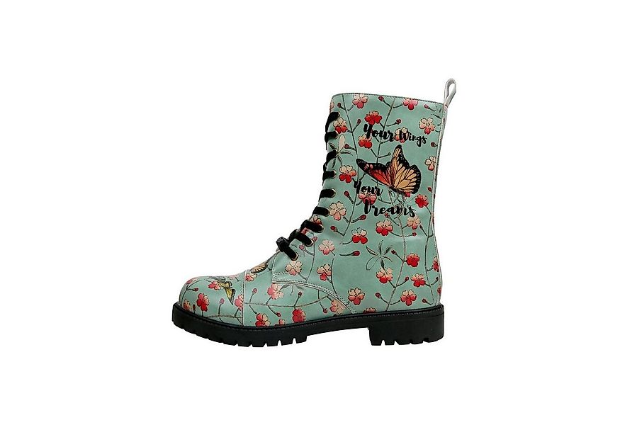 DOGO Zipsy High-Top Boots Your Wings, Your Dreams Damen Stiefeletten Schnür günstig online kaufen