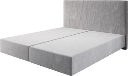 DELIFE Bettgestell Dream-Well, Mikrofaser Grau 180x200 günstig online kaufen