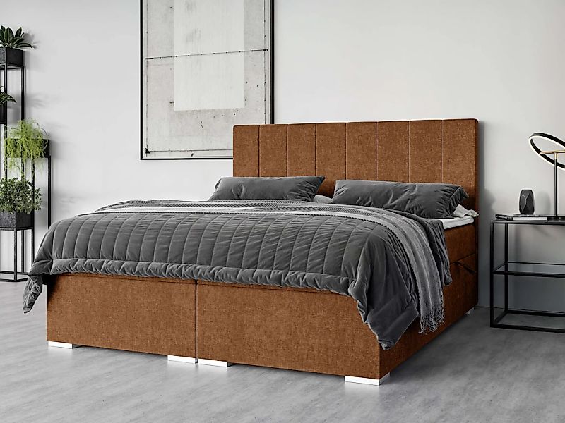 Home affaire Bett "Ginoro mit Matratze und Topper, in 3 Breiten (140, 160 u günstig online kaufen