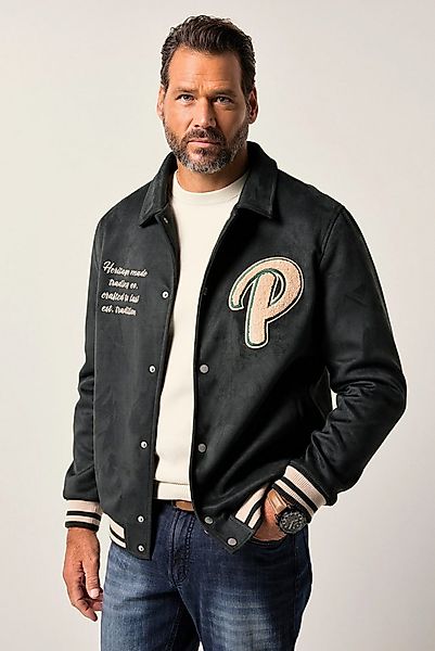JP1880 Funktionsjacke Blouson Velours Brust-Stick farbige Bündchen günstig online kaufen