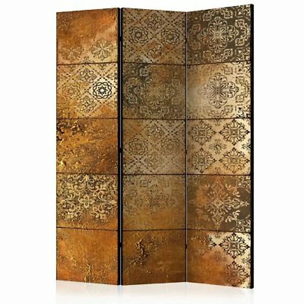 artgeist Paravent Old Tiles [Room Dividers] grau/braun Gr. 135 x 172 günstig online kaufen