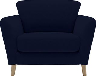 Home affaire Sessel MARSEILLE, Massivholzbeine Eiche, günstig online kaufen