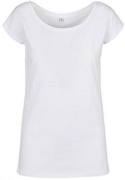 Build Your Brand Rundhalsshirt Ladies´ Wide Neck Tee Rundhalsausschnitt günstig online kaufen