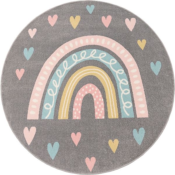 Paco Home Kinderteppich Nino 887, rund, günstig online kaufen