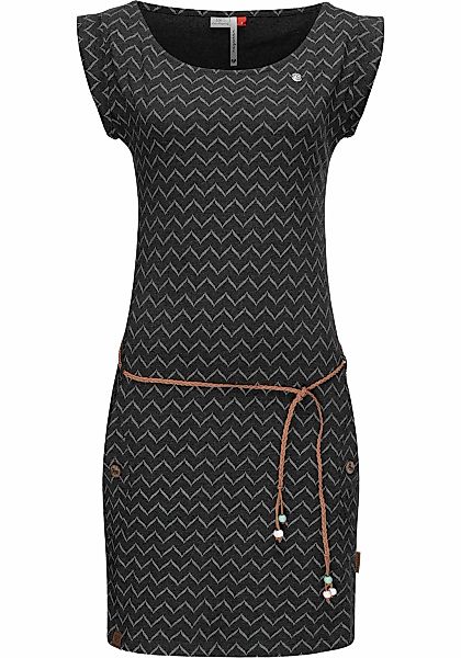 Ragwear Jerseykleid "Tag Zig Zag" Eingrifftaschen stylisches Shirtkleid mit günstig online kaufen