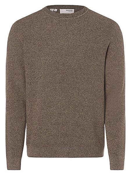 SELECTED HOMME Strickpullover SLHROSS LS KNIT STRUCTURE CREW NECK NOOS günstig online kaufen