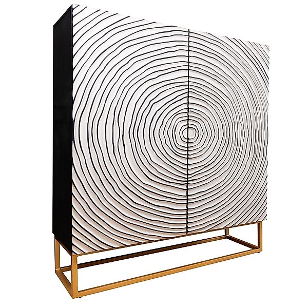 riess-ambiente Highboard ZEN CIRCLES 120cm weiß günstig online kaufen