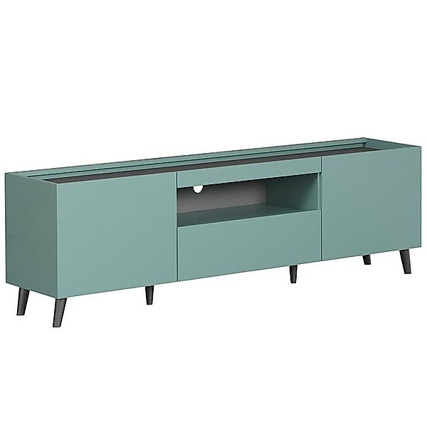 trendteam Unterschrank TV-Lowboard Kommode Unterschrank Möbel Dusk Blue 181 günstig online kaufen