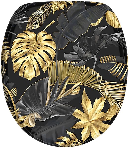 Sanilo WC-Sitz Golden Leaves, mit Absenkautomatik, günstig online kaufen