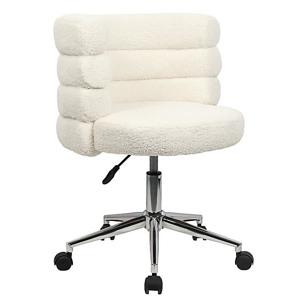 SVITA Schreibtischstuhl CLOUD, Bezug aus Teddyboucle, günstig online kaufen