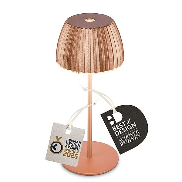 Briloner Leuchten LED Tischleuchte Riffle Tischlampe günstig online kaufen