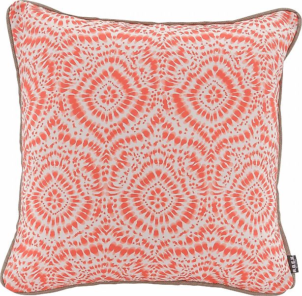 H.O.C.K. Dekokissen "Badu Batik Steel Outdoor" mit Keder, Kissenhülle mit F günstig online kaufen