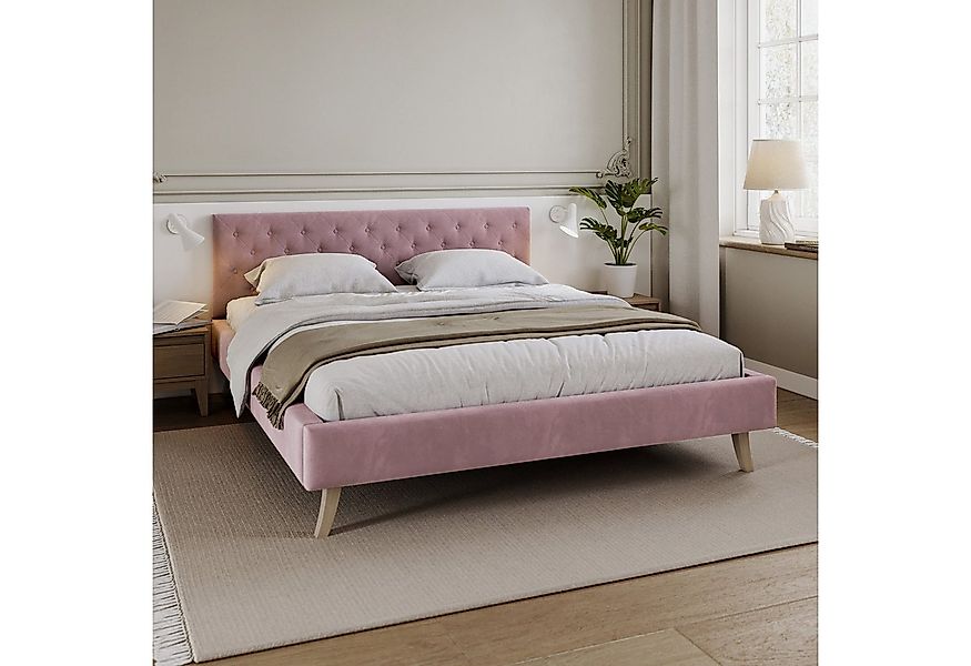 FDM Polsterbett ZUZA modern mit Bettkasten MADE IN EU - mit hochwertigem Ve günstig online kaufen