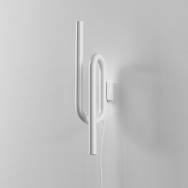 Foscarini Tobia LED-Wandleuchte mit Kabel weiß günstig online kaufen