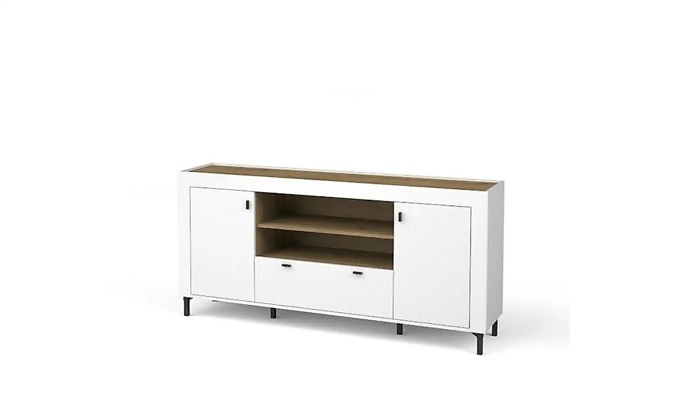 Sideboard  Mossa ¦ weiß ¦ Maße (cm): B: 177,1 H: 83,6 Kommoden & Sideboards günstig online kaufen