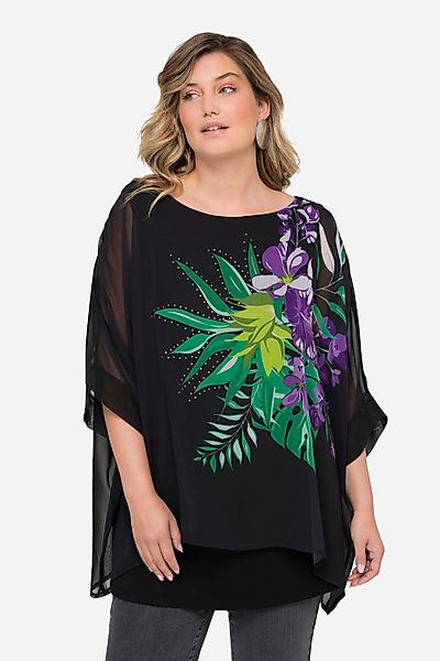 MIAMODA Tunika Bluse A-Linie doppellagig verzierte günstig online kaufen