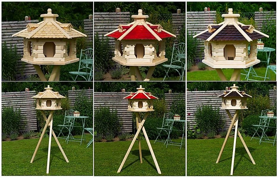 DSH DEKO SHOP HANNUSCH Vogelhaus V16 natur Holzschindel günstig online kaufen