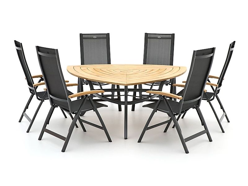 Hartman Troy/Triangular 170 cm Gartenmöbel-Set 7-teilig verstellbar günstig online kaufen