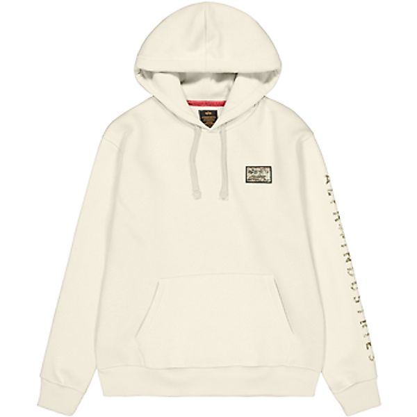 Alpha Industries  Sweatshirt Camo Sleeve Hoodie - vintage white günstig online kaufen